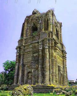The dignified domeless belltower in Bacarra .